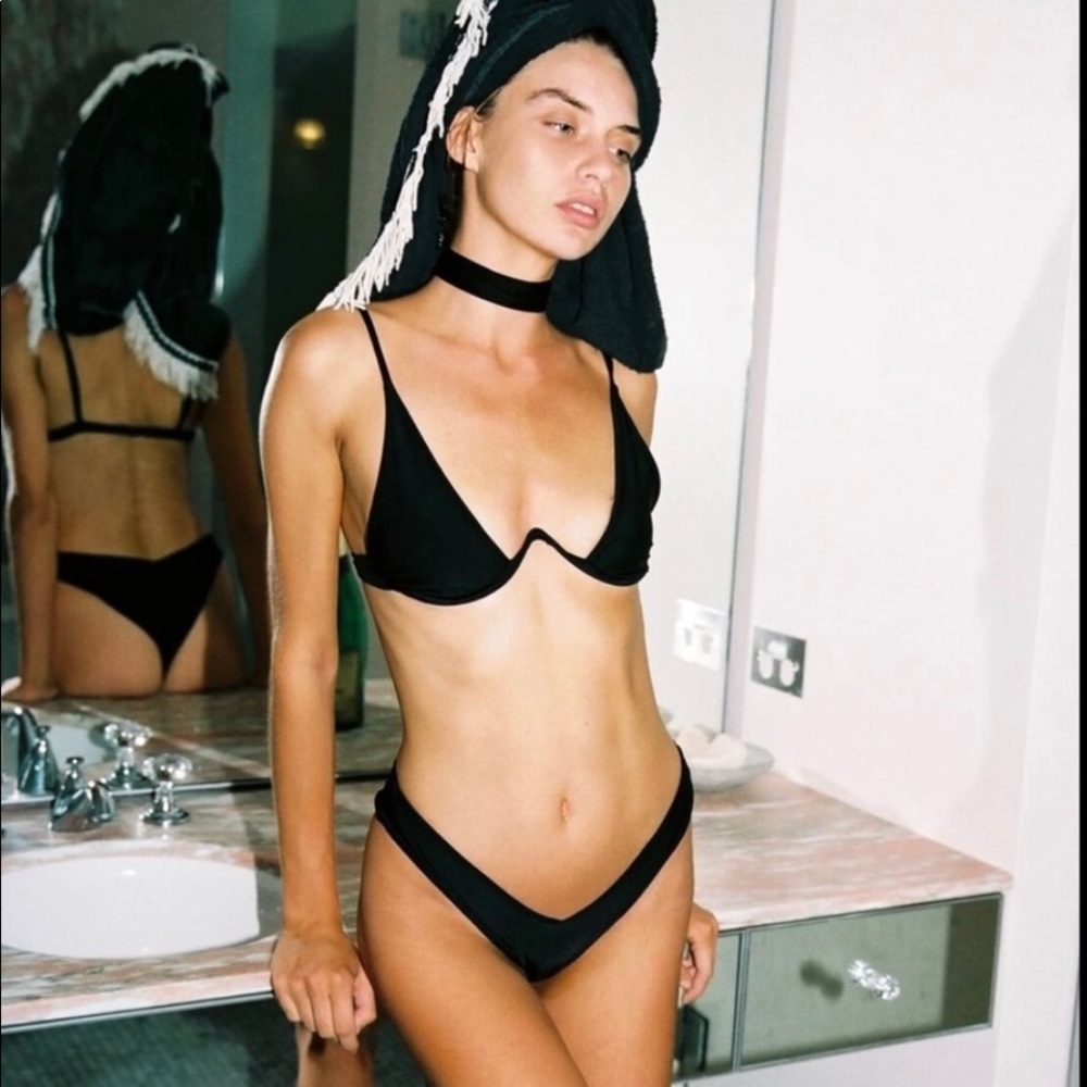 NWT Bamba Swim Vino top Jetback Size M